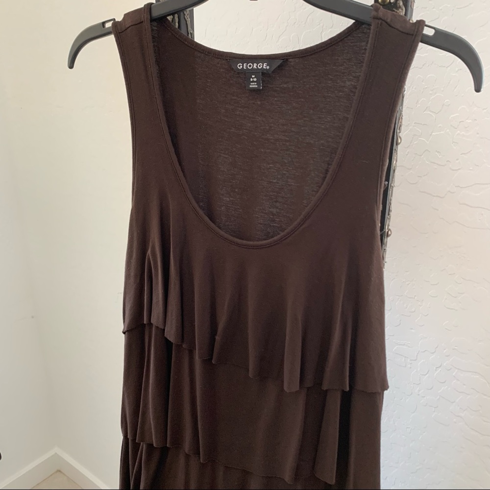 George Ruffles Layered Dress M - Picture 2 of 5